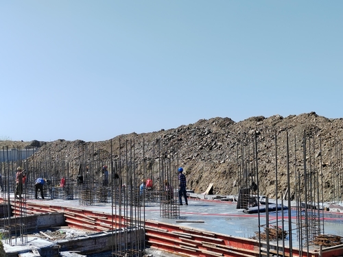 Latest company news about From foundation to rise! The construction of Xindesheng Huanggang new factory has accelerated